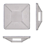 Cable Tie Base Natural 19mm