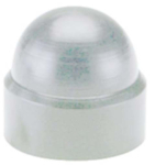 Dome Nut Covers M10 White