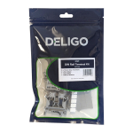 5 x 10mm Grey DIN Rail Terminal Kit