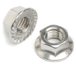 M12 HEX SERRATED FLANGE NUT BZP