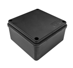 IP56 Junction Box Plain Black 100 x 100 x 50mm