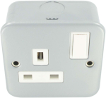 Metal Clad Sockets DP 13A 1 Gang