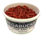 Red Plugs & Pozi Csk Twinthread Woodscrews Megabucket