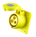 Industrial Panel Mount IP44 3 Pin 110V-16A