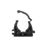 20MM PP HINGED CONDUIT CLIP BLACK - PACK 10