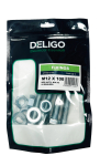 BZP Nuts, Bolts and Washers 12 x 100mm (Pack of 4)