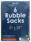 Rubble Sacks 21 x 32" (Pack of 6)
