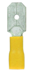 Male Push-On Terminals Yellow 6.3mm