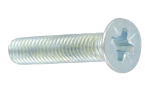 M4 x 20 Steel Pozi Countersunk Machine Screws
