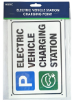 Electric Vehicle Station Sign