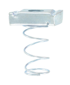 BZP Channel Nuts Long Spring M10