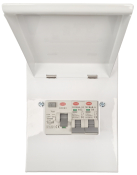 METAL CLAD GARAGE UNIT C/W 63A DP RCD-30mA 1XB6 -MCB & 1XB32