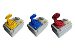 Interlocked Switched Socket IP44 - Horizontal