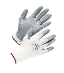 Grey Nitrile Gloves