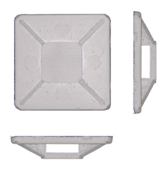 Cable Tie Base Natural 19mm