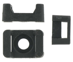 Cable Tie Saddles Black