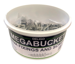 32mm Driva Plasterboard Fixings Megabucket (200 Drives and Screws)