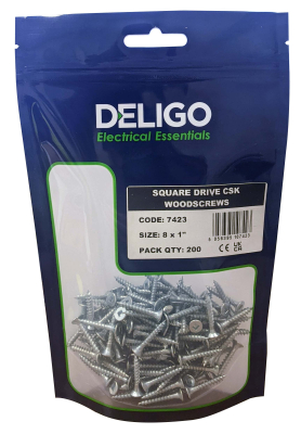 Square Drive Screws Pouch Bags