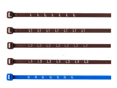 Phase Marking Cable Ties