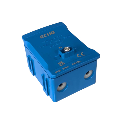 100A 5 Way Connector Block Blue