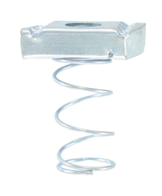 BZP Channel Nuts Long Spring M12