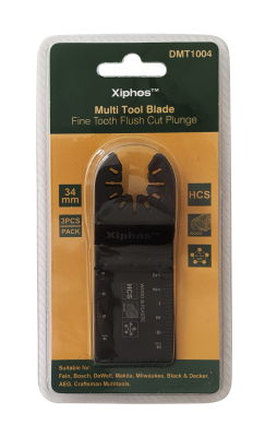 CRV Fine Tooth Multi-Tool Blade 34mm (Pack of 3)