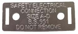 Aluminium Safety Label