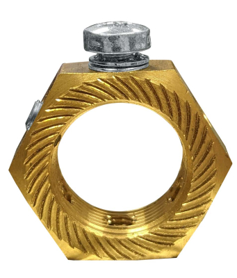 25MM BRASS EARTHING NUTS