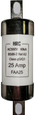 25A HRC FUSE (A2 TYPE) TIA25