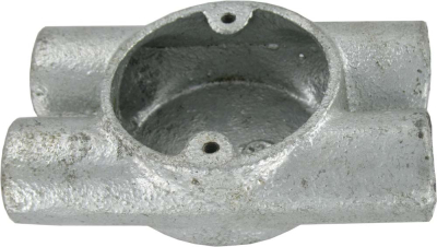 H-Twin Through Malleable Box 25mm