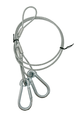 TRI-LOOP SUSPENSION WIRE KIT C/W. CARABINERS 3.2MM
