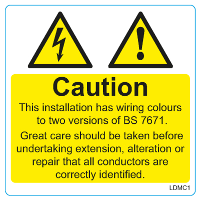MIXED CABLE VINYL SELF ADH 75MM X 75MM (5/ROLL)