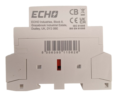 Modular Contactor 2 Module 4NC 25A AC1 230V AC