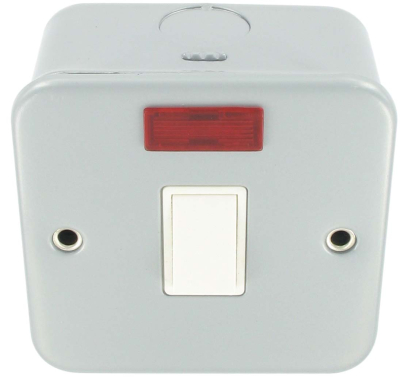 Metal Clad Switch with Neon Light DP 20A 1 Gang
