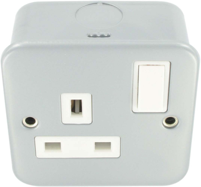 Metal Clad Sockets DP 13A 1 Gang
