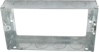 Box Extension Steel 2 Gang 25mm