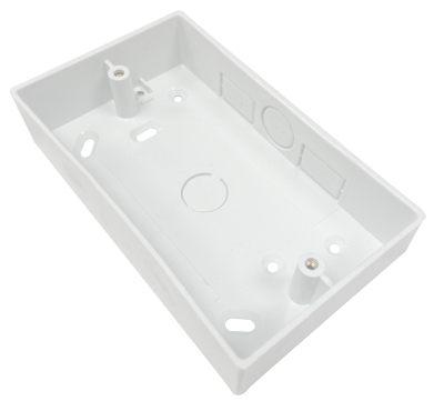 2 Gang Square Surface Pattress Boxes