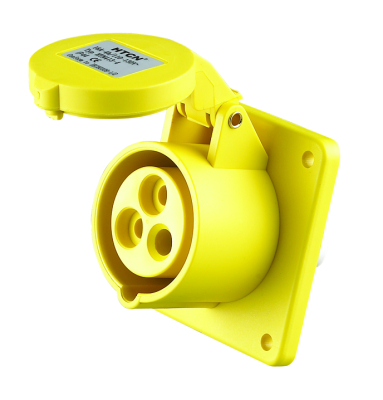 Industrial Panel Mount IP44 3 Pin 110V-16A