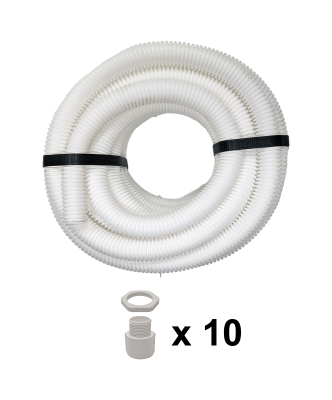 25MM X 10MTR FLEXIBLE CONDUIT CONTRACTOR PACK - WHITE