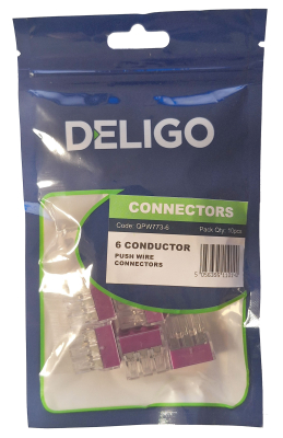 Push Wire Connector Packs (10pcs)