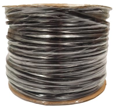 2MM  SLEEVING - BLACK *100M DRUM*