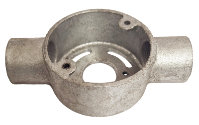 Through & Extension Malleable Box 25mm