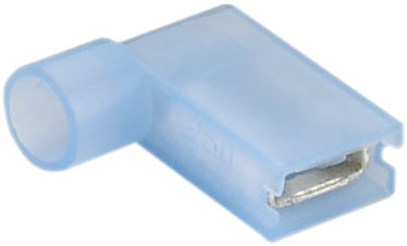 Flag Female Push-On Terminals Blue 1.5-2.5mm