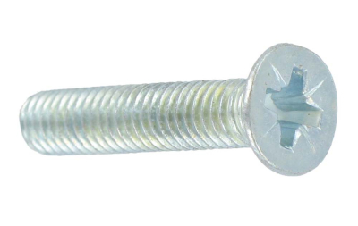 M5 x 10 Steel Pozi Countersunk Machine Screws