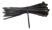 Cable Ties 2.5 x 200mm Black