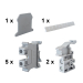 5 x 10mm Grey DIN Rail Terminal Kit 5 x 10mm Grey DIN Rail Terminal Kit