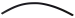 Edge Trim Strip 3m Black