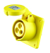 Industrial Panel Mount IP44 3 Pin 110V-16A