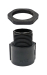 25MM HINGED PP CONDUIT GLANDS BLACK - PK 10