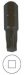 Square Drive Screw Driver Bits 2 x 1